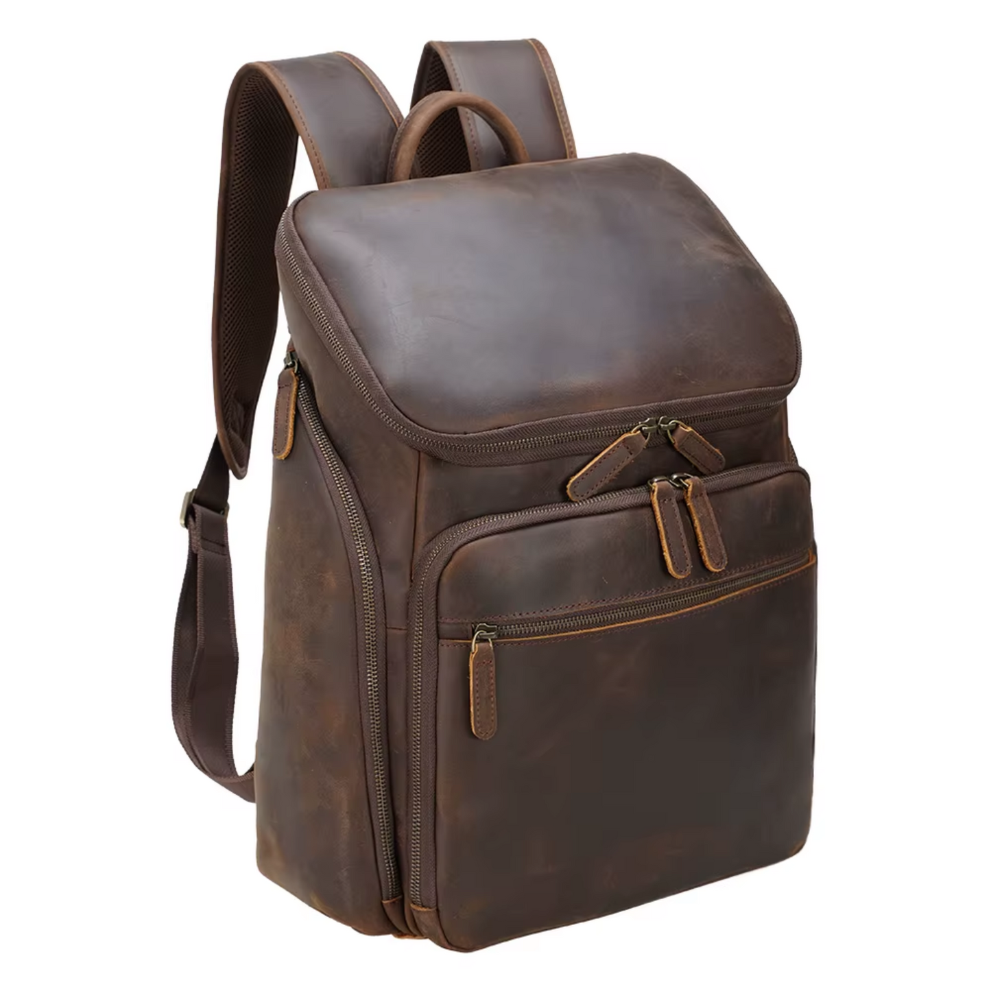 Nicholas – Vintage-Laptop-Rucksack aus Leder