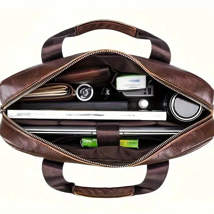 Jared – Umhängetasche aus Leder im Messenger-Stil