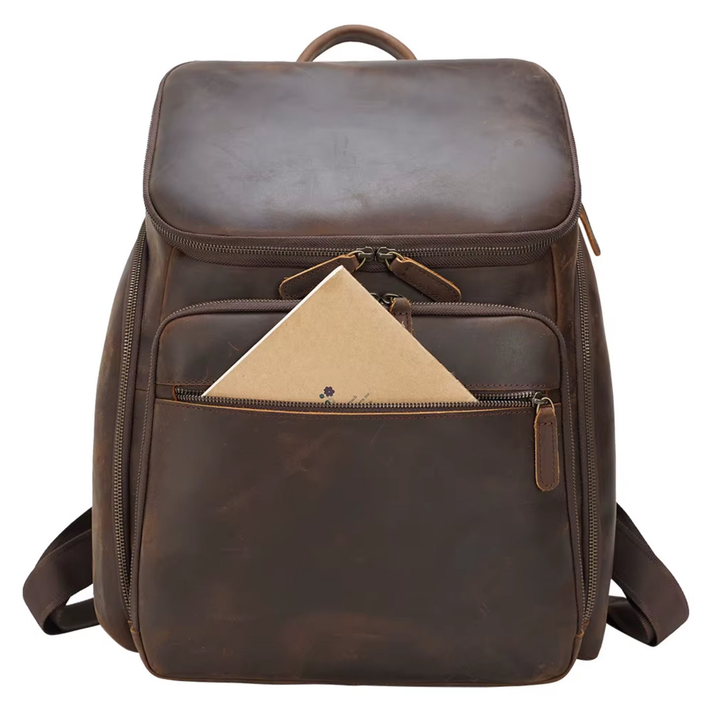 Nicholas – Vintage-Laptop-Rucksack aus Leder