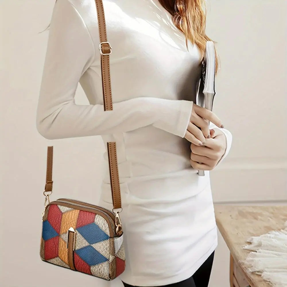 Luna – Mini Patchwork Umhängetasche