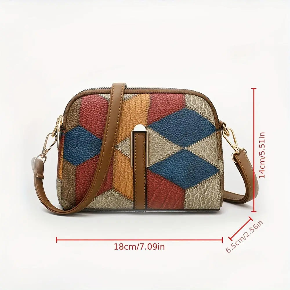 Luna – Mini Patchwork Umhängetasche