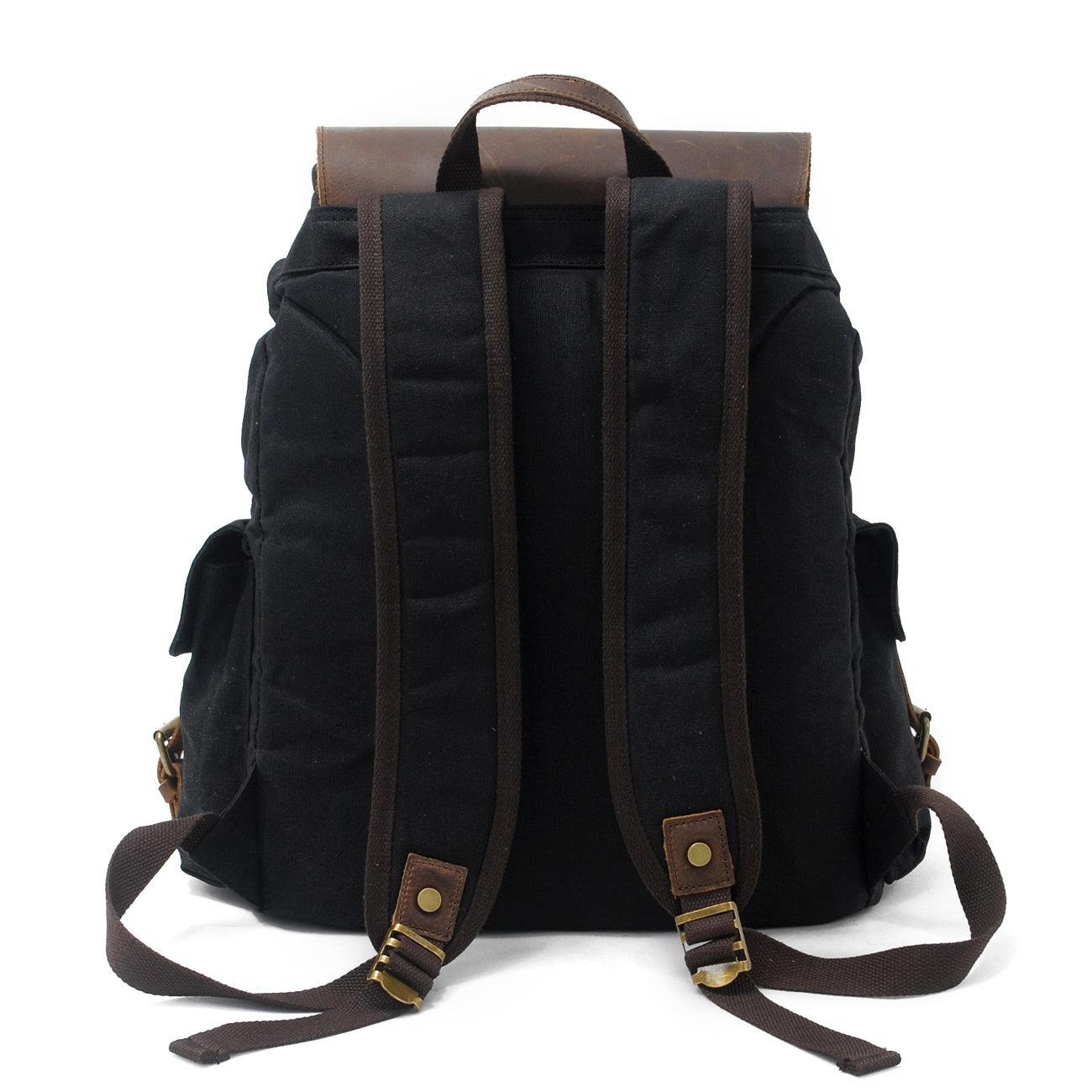 Jacob – Vintage-Rucksack aus gewachstem Canvas