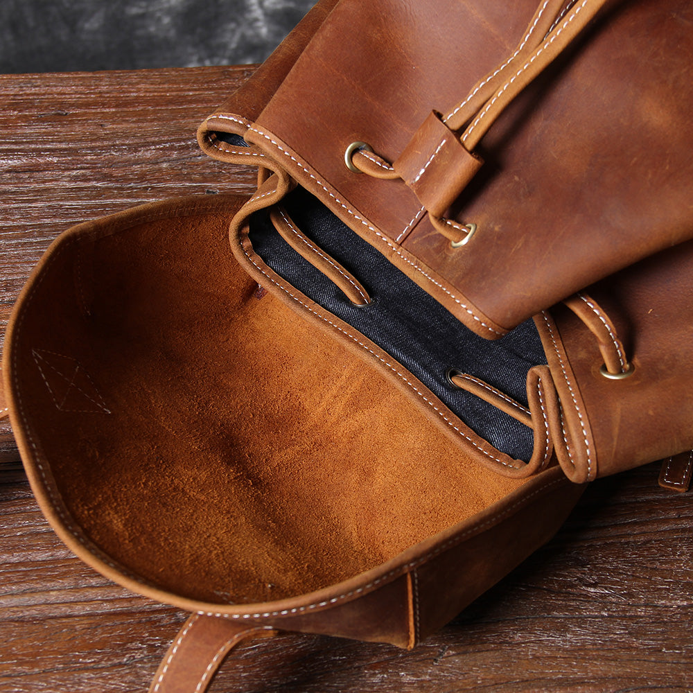 Jeffrey – Klassischer und robuster Lederrucksack