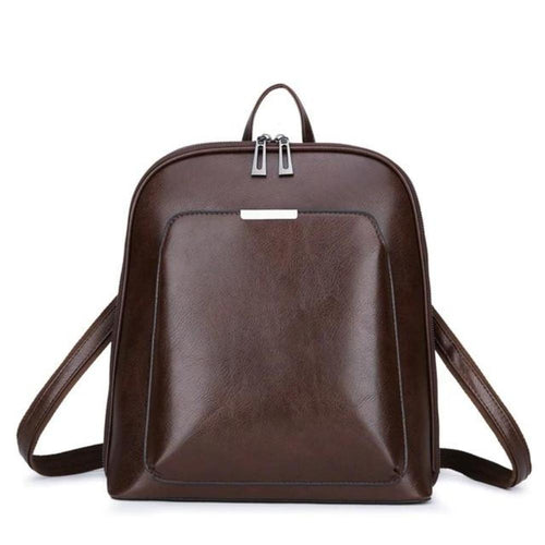 Classic Double-Zip Backpack – Schlankes Design