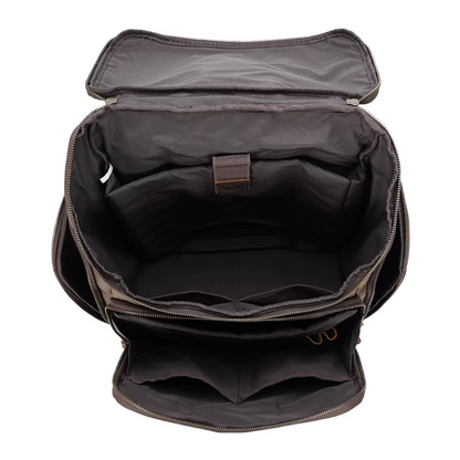 Nicholas – Vintage-Laptop-Rucksack aus Leder