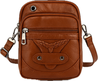 Vellana – Vintage-Eleganz | Umhängetasche aus Leder